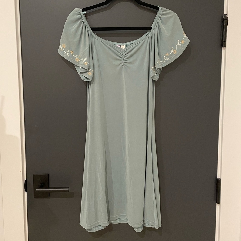 Teal dress from Franchescas